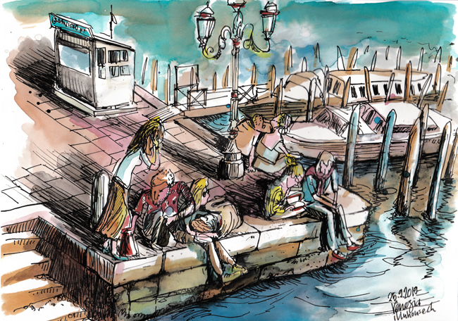 urbansketch_Venezia_Vaporetto