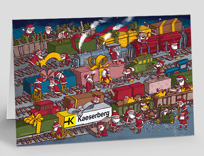 Weihnachtskarte Kaeserberg by illuhouse Weihnachtskarte Kaeserberg by illuhouse